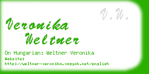 veronika weltner business card